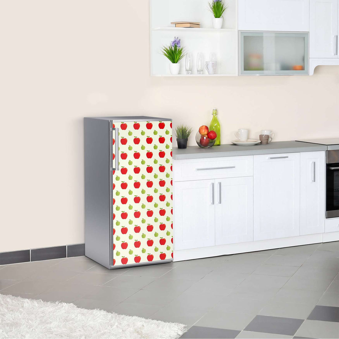 Kühlschrank Folie An apple a day  Kühlschrank 60x120 cm