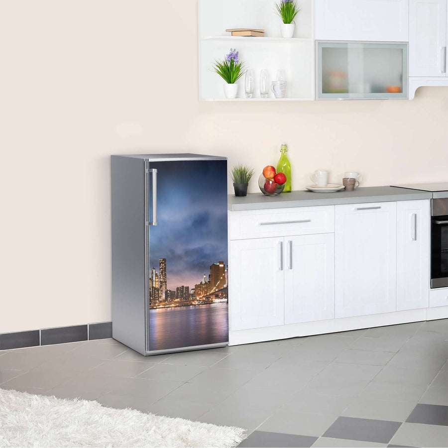 Kühlschrank Folie Brooklyn Bridge  Kühlschrank 60x120 cm