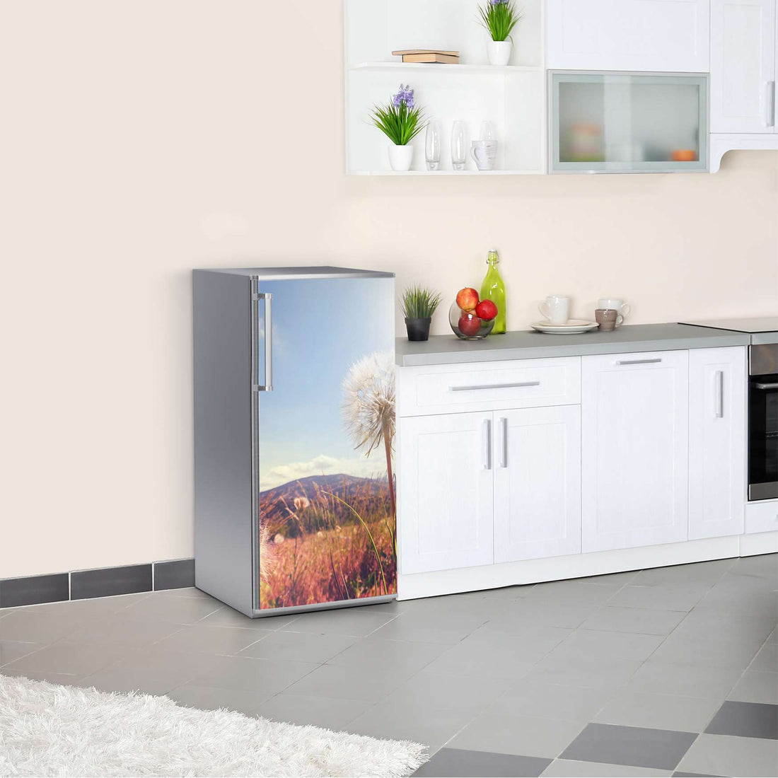 Kühlschrank Folie Dandelion  Kühlschrank 60x120 cm