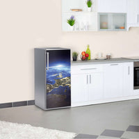 Kühlschrank Folie Earth View  Kühlschrank 60x120 cm