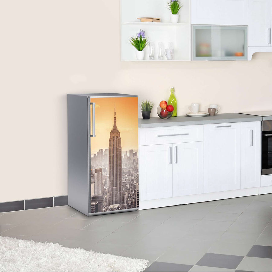 Kühlschrank Folie Empire State Building  Kühlschrank 60x120 cm