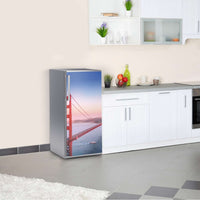 Kühlschrank Folie Golden Gate  Kühlschrank 60x120 cm