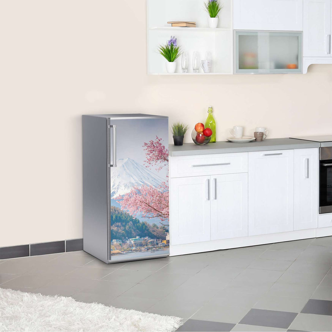 Kühlschrank Folie Mount Fuji  Kühlschrank 60x120 cm