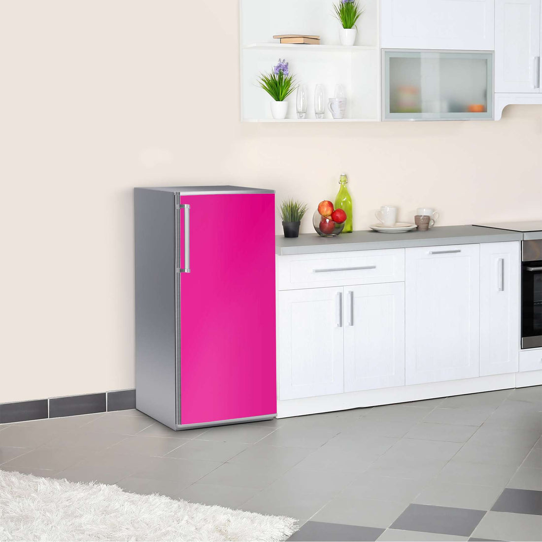 Kühlschrank Folie Pink Dark  Kühlschrank 60x120 cm