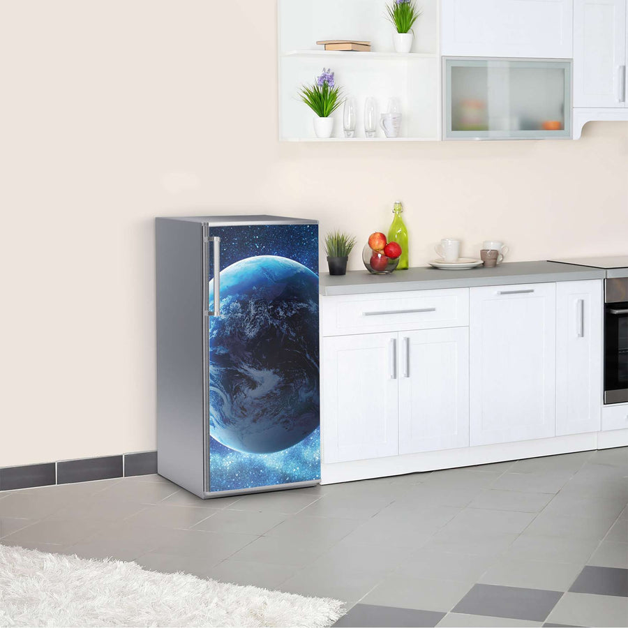 Kühlschrank Folie Planet Blue  Kühlschrank 60x120 cm