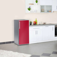 Kühlschrank Folie Rot Dark  Kühlschrank 60x120 cm
