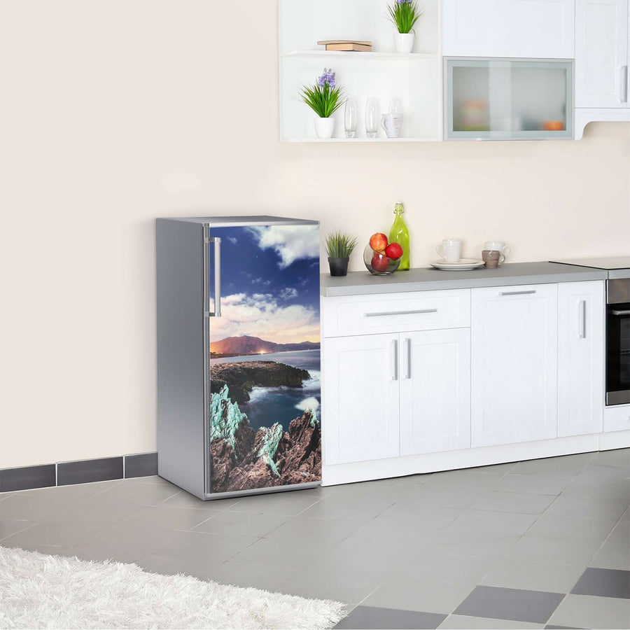 Kühlschrank Folie Seaside  Kühlschrank 60x120 cm