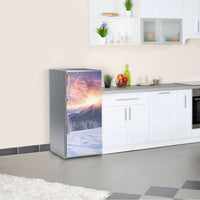 Kühlschrank Folie Zauberhafte Winterlandschaft  Kühlschrank 60x120 cm