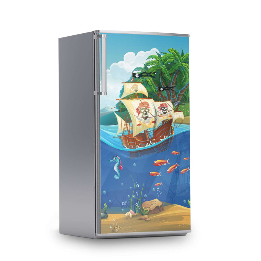 Kühlschrank Folie -Pirates- Kühlschrank 60x120 cm