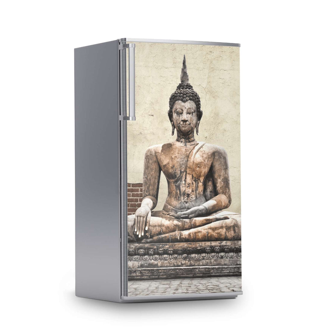 Kühlschrank Folie -Relaxing Buddha- Kühlschrank 60x120 cm