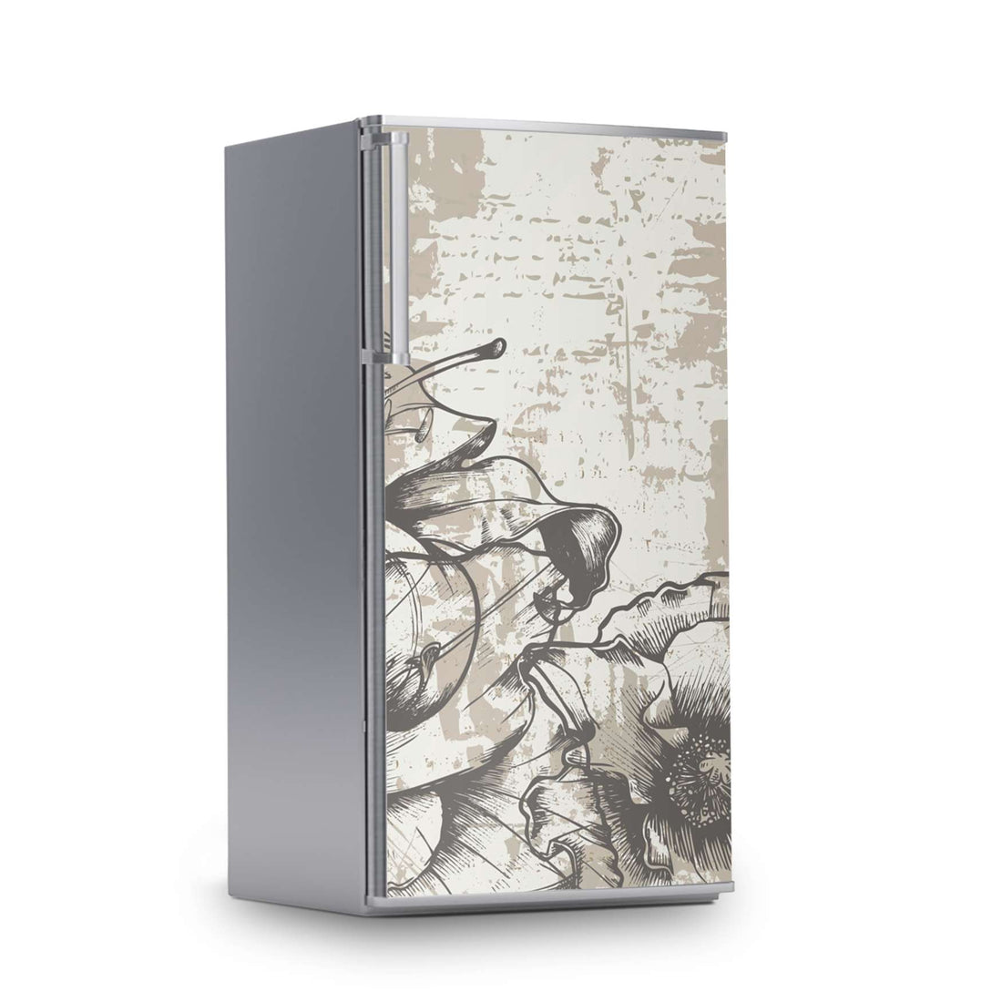 Kühlschrank Folie -Styleful Vintage 1- Kühlschrank 60x120 cm