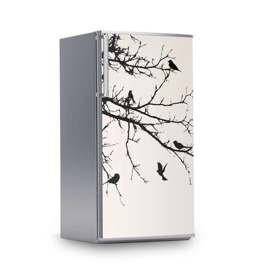 Kühlschrank Folie -Tree and Birds 1- Kühlschrank 60x120 cm