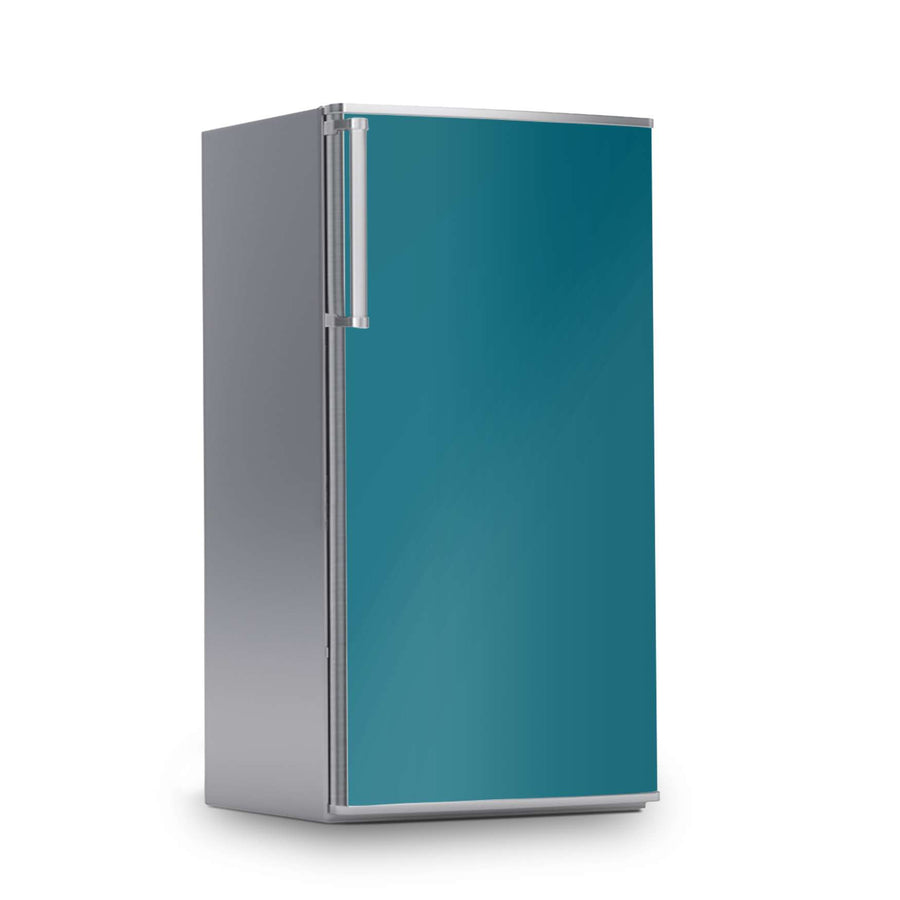 Kühlschrank Folie -Türkisgrün Dark- Kühlschrank 60x120 cm