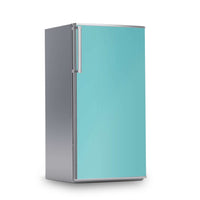 Kühlschrank Folie -Türkisgrün Light- Kühlschrank 60x120 cm