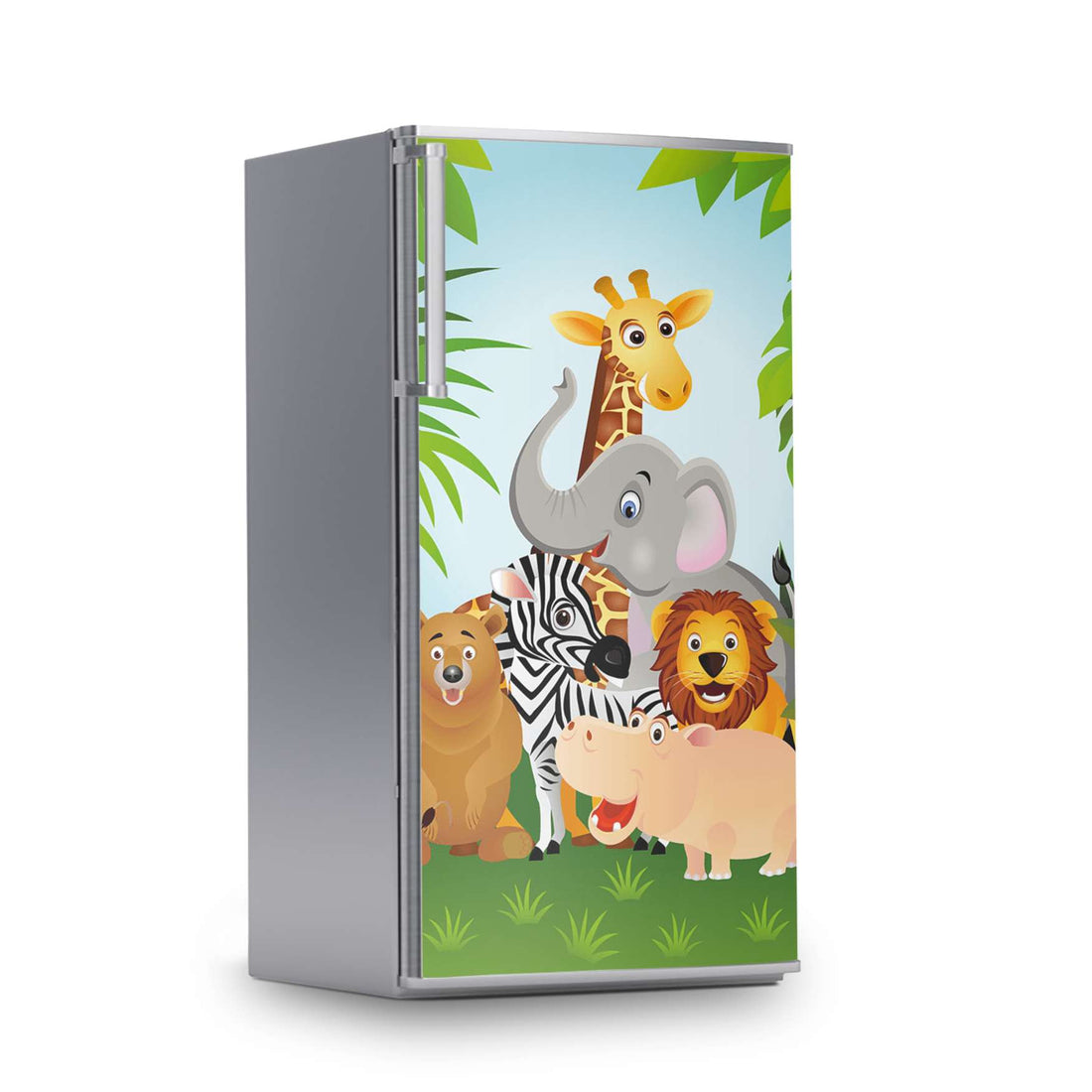 Kühlschrank Folie -Wild Animals- Kühlschrank 60x120 cm