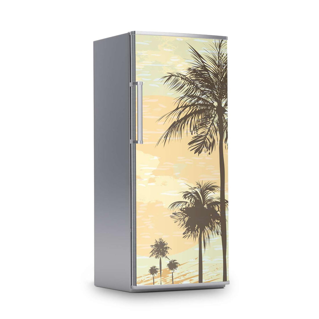 Kühlschrank Folie -Beach Palms- Kühlschrank 60x150 cm