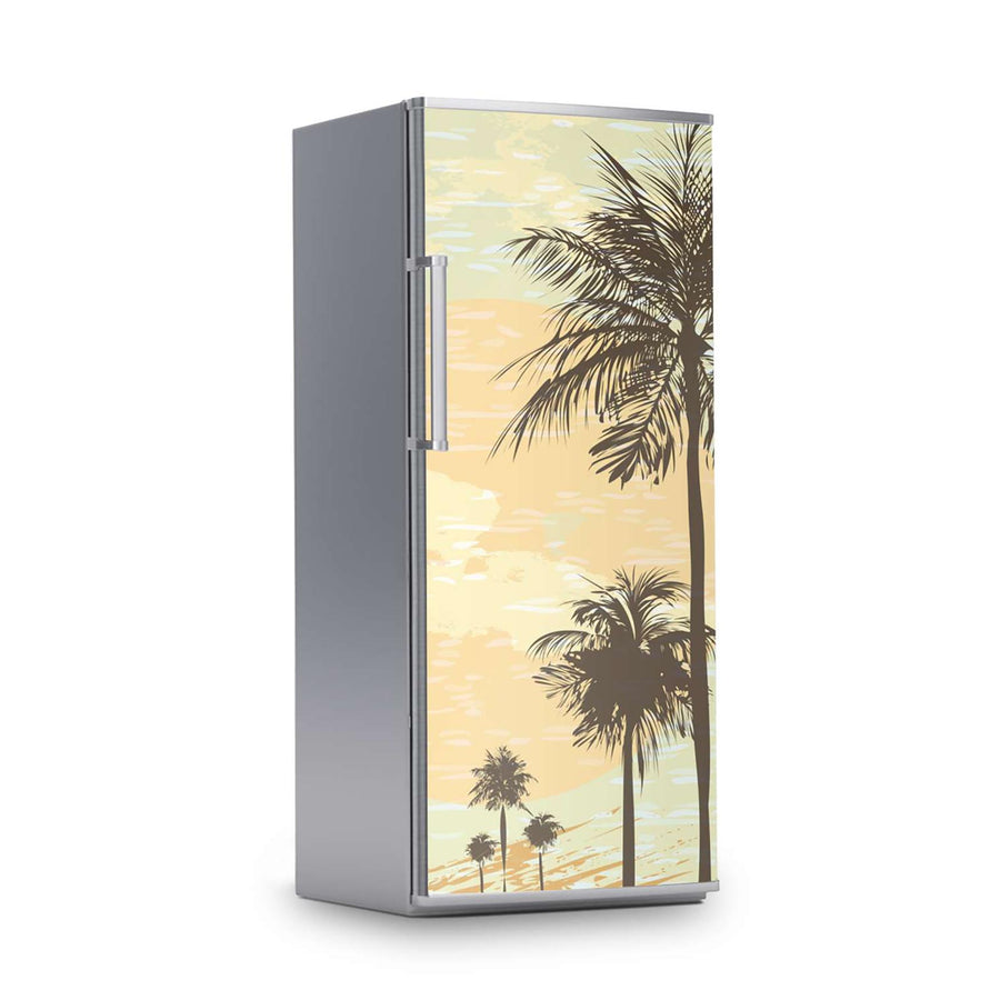 Kühlschrank Folie -Beach Palms- Kühlschrank 60x150 cm
