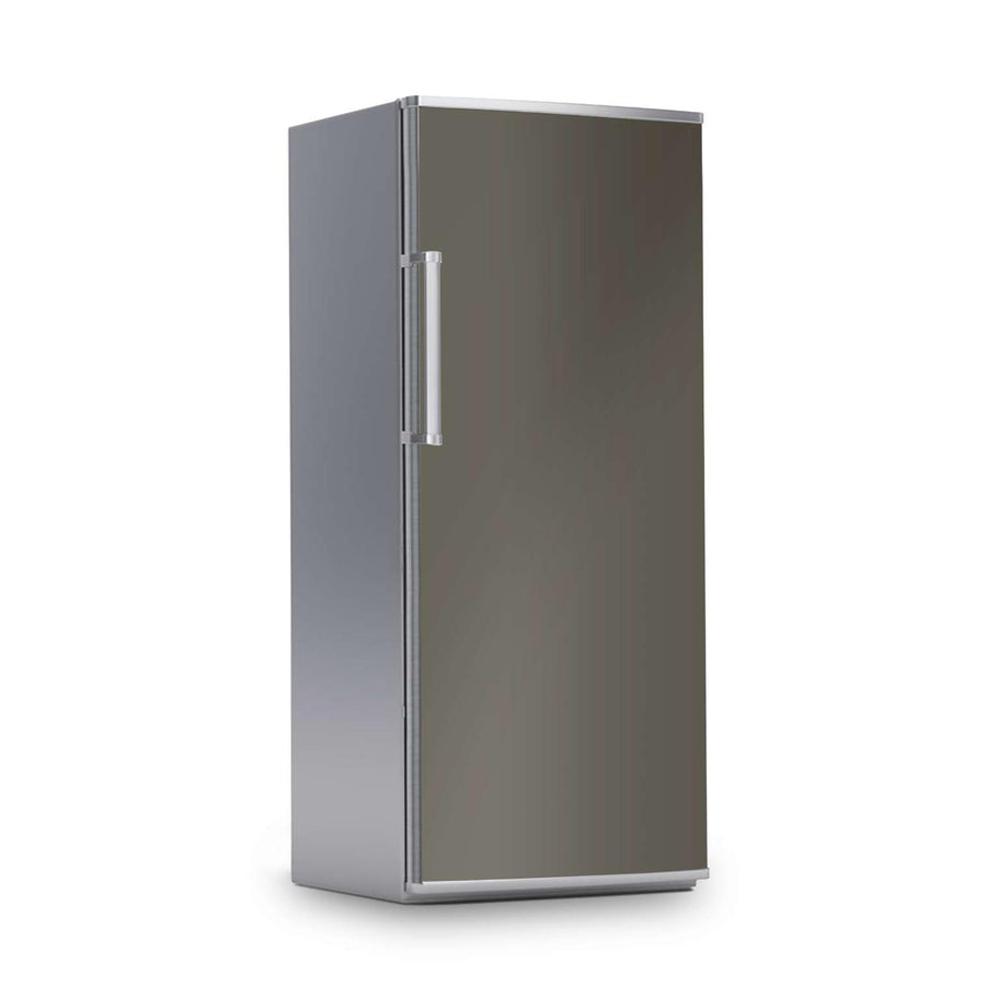 Kühlschrank Folie -Braungrau Dark- Kühlschrank 60x150 cm