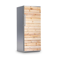 Kühlschrank Folie -Bright Planks- Kühlschrank 60x150 cm