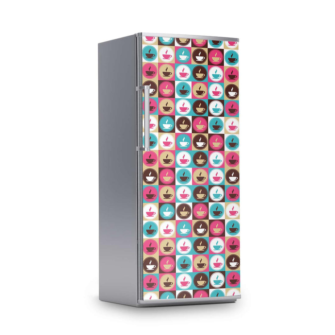 Kühlschrank Folie -Coffee Cups- Kühlschrank 60x150 cm