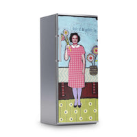 Kühlschrank Folie -Der perfekte Tag- Kühlschrank 60x150 cm