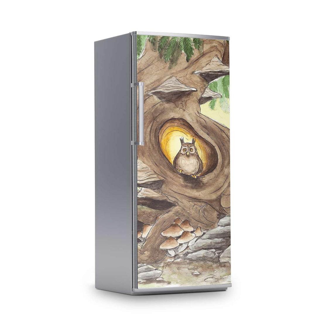 Kühlschrank Folie -Eulenbaum- Kühlschrank 60x150 cm