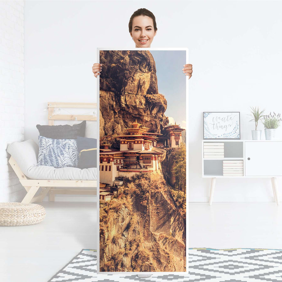 Kühlschrank Folie Bhutans Paradise - Küche - Kühlschrankgröße 60x150 cm