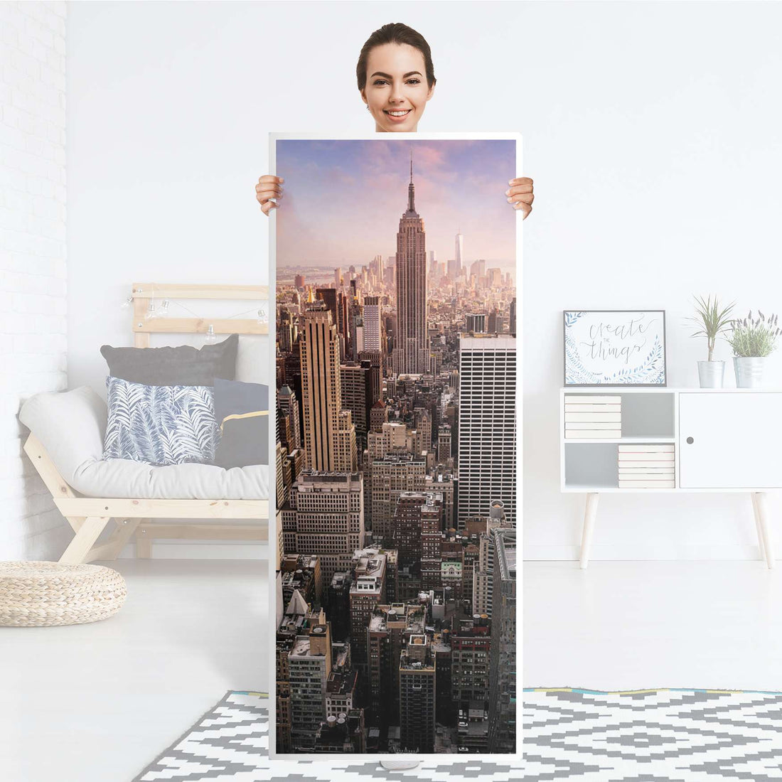 Kühlschrank Folie Big Apple - Küche - Kühlschrankgröße 60x150 cm