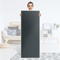 Kühlschrank Folie Blaugrau Dark - Küche - Kühlschrankgröße 60x150 cm
