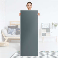 Kühlschrank Folie Blaugrau Light - Küche - Kühlschrankgröße 60x150 cm