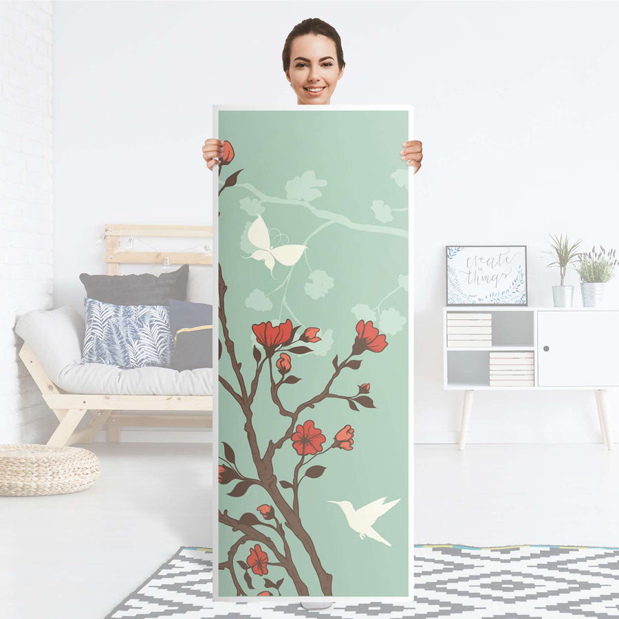 Kühlschrank Folie Blütenzauber - Küche - Kühlschrankgröße 60x150 cm
