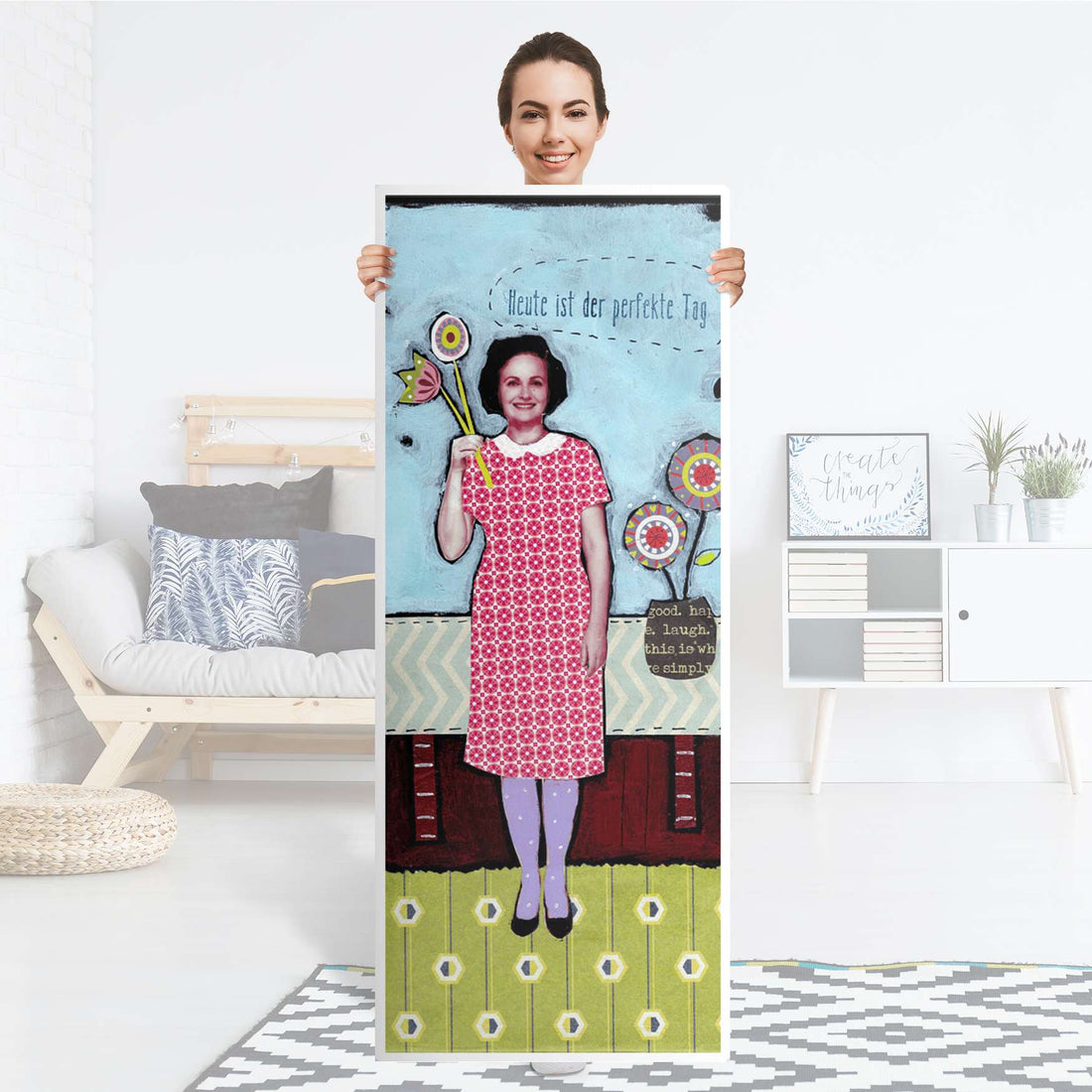 Kühlschrank Folie Der perfekte Tag - Küche - Kühlschrankgröße 60x150 cm