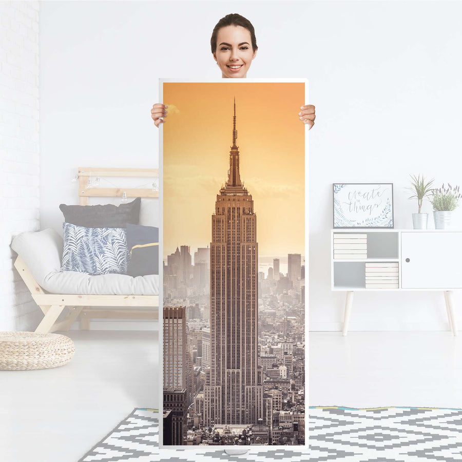 Kühlschrank Folie Empire State Building - Küche - Kühlschrankgröße 60x150 cm