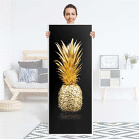 Kühlschrank Folie Goldenes Früchtchen - Küche - Kühlschrankgröße 60x150 cm