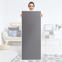 Kühlschrank Folie Grau Light - Küche - Kühlschrankgröße 60x150 cm