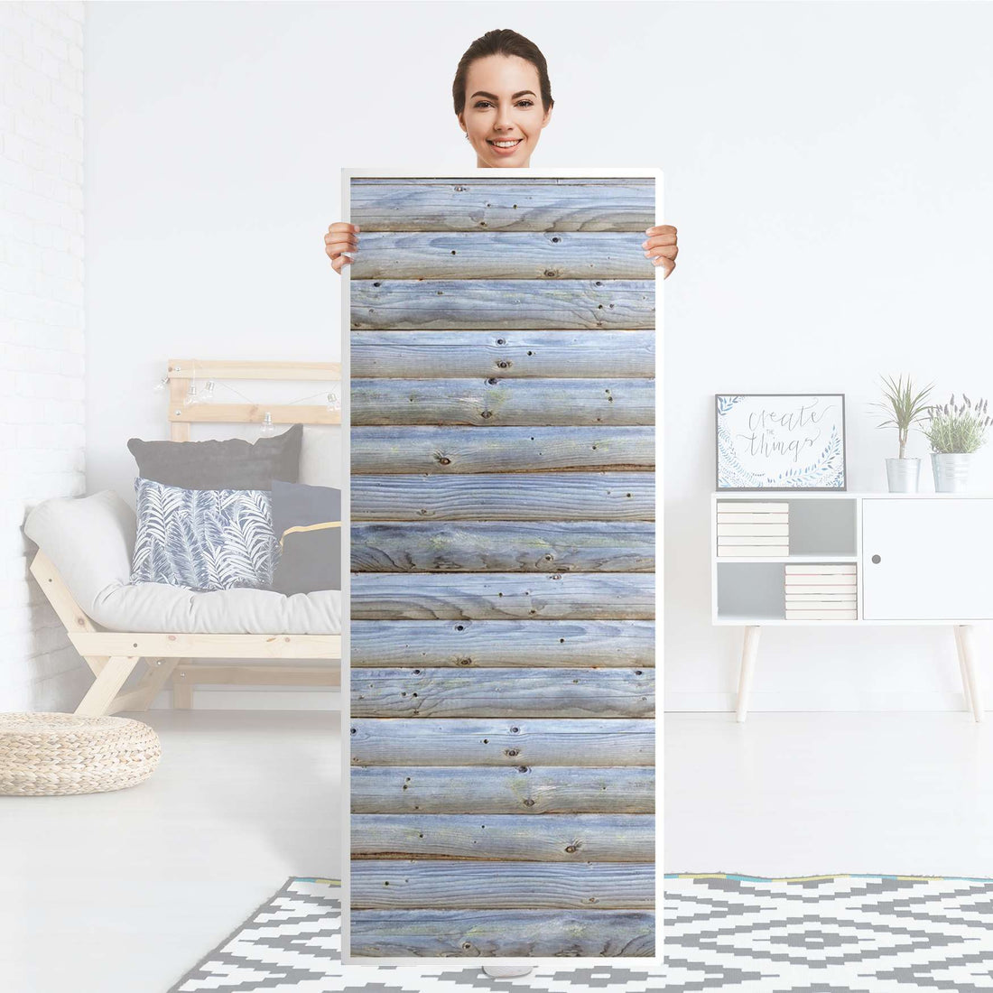 Kühlschrank Folie Greyhound - Küche - Kühlschrankgröße 60x150 cm