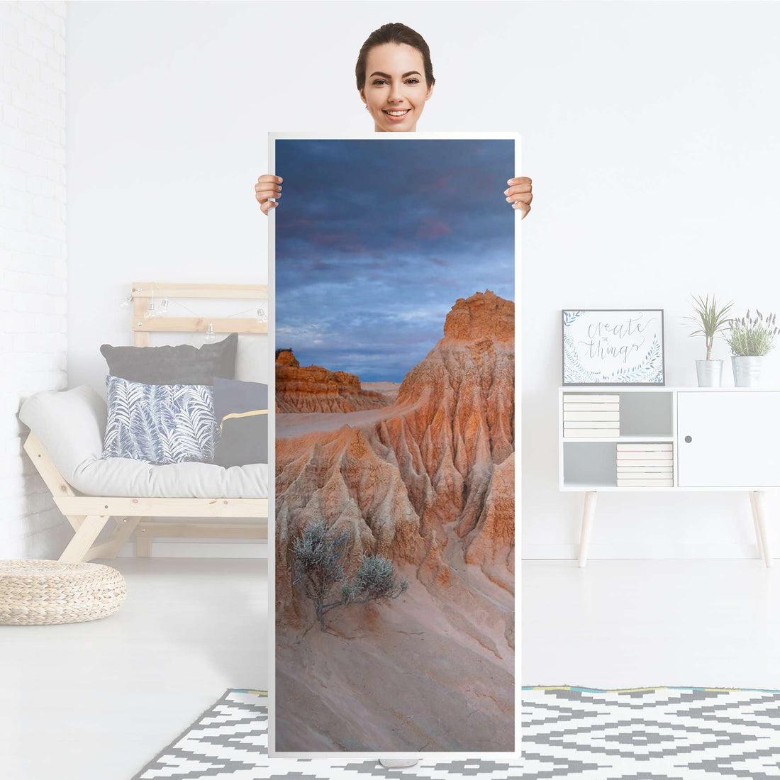 Kühlschrank Folie Outback Australia - Küche - Kühlschrankgröße 60x150 cm