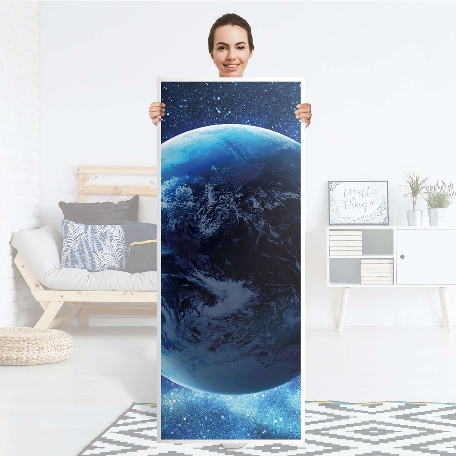 Kühlschrank Folie Planet Blue - Küche - Kühlschrankgröße 60x150 cm