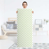 Kühlschrank Folie Retro Pattern - Grün - Küche - Kühlschrankgröße 60x150 cm