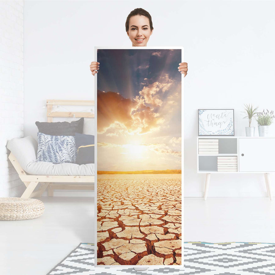 Kühlschrank Folie Savanne - Küche - Kühlschrankgröße 60x150 cm