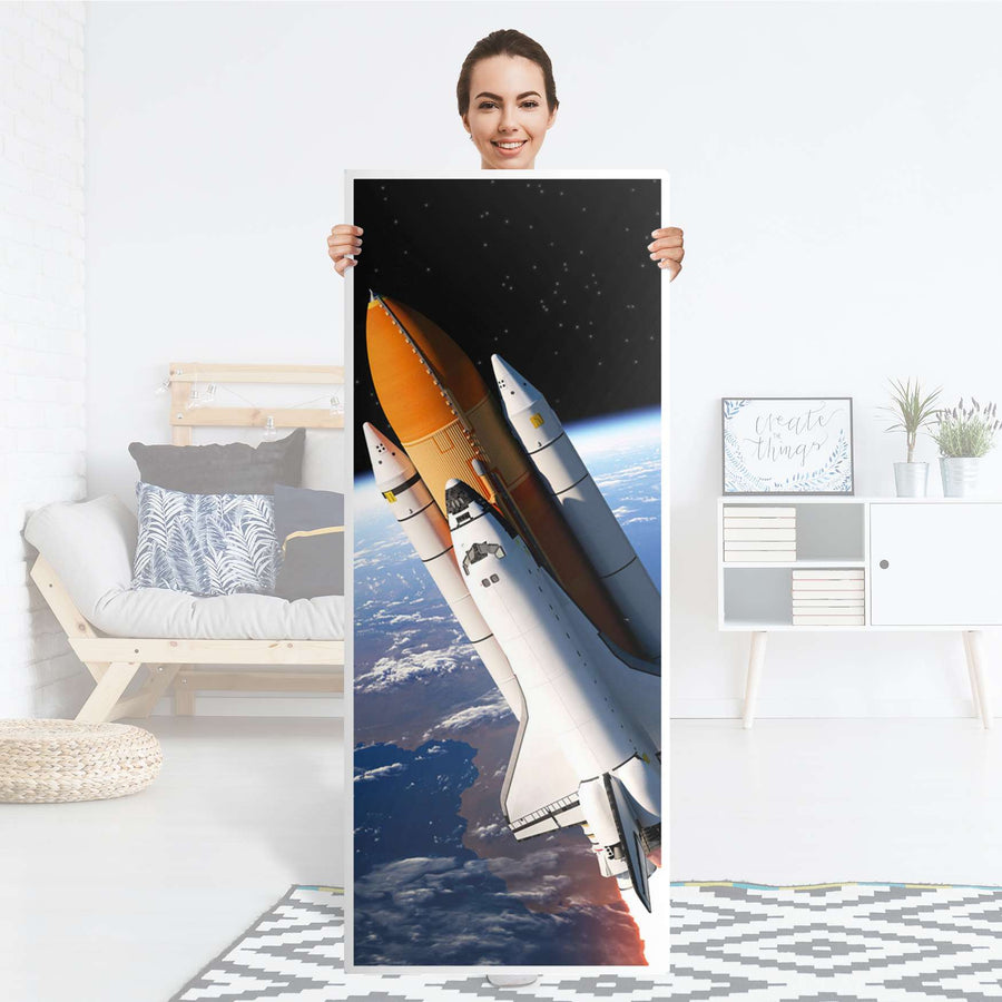 Kühlschrank Folie Space Traveller - Küche - Kühlschrankgröße 60x150 cm