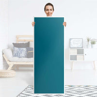 Kühlschrank Folie Türkisgrün Dark - Küche - Kühlschrankgröße 60x150 cm