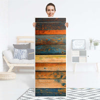Kühlschrank Folie Wooden - Küche - Kühlschrankgröße 60x150 cm