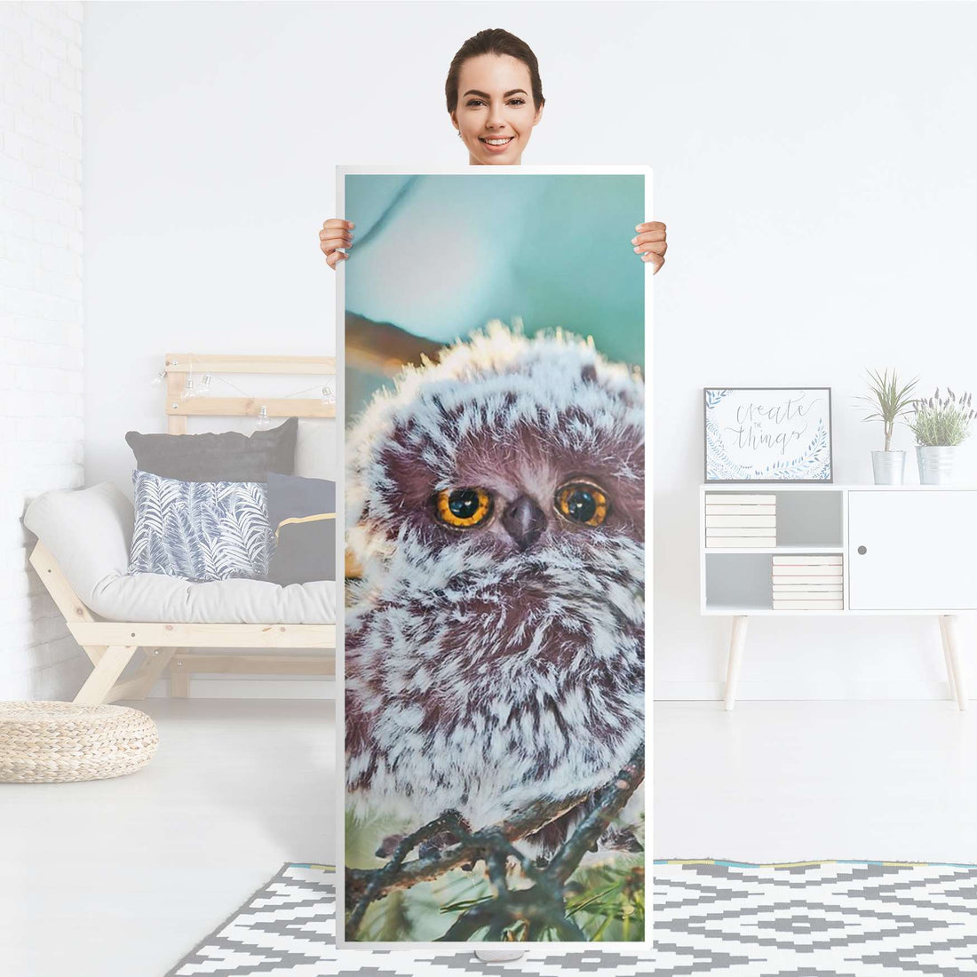 Kühlschrank Folie Wuschel - Küche - Kühlschrankgröße 60x150 cm