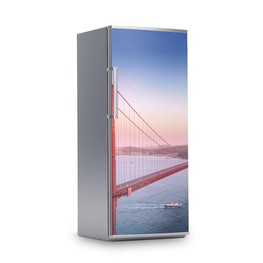 Kühlschrank Folie -Golden Gate- Kühlschrank 60x150 cm