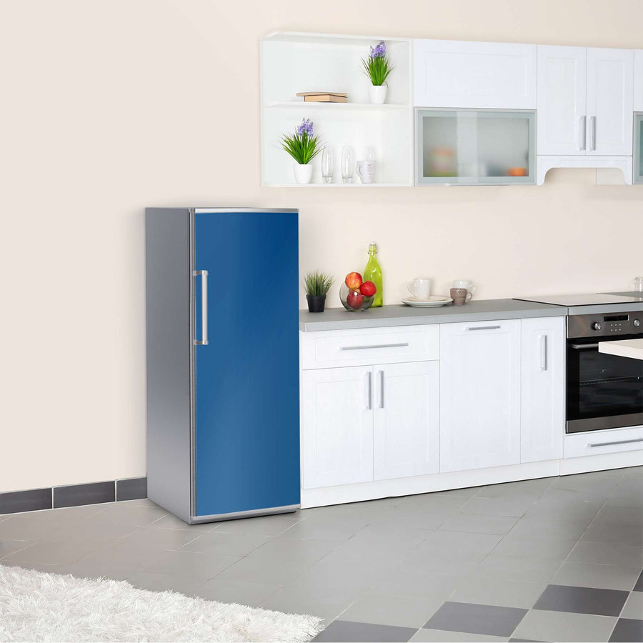 Kühlschrank Folie Blau Dark  Kühlschrank 60x150 cm