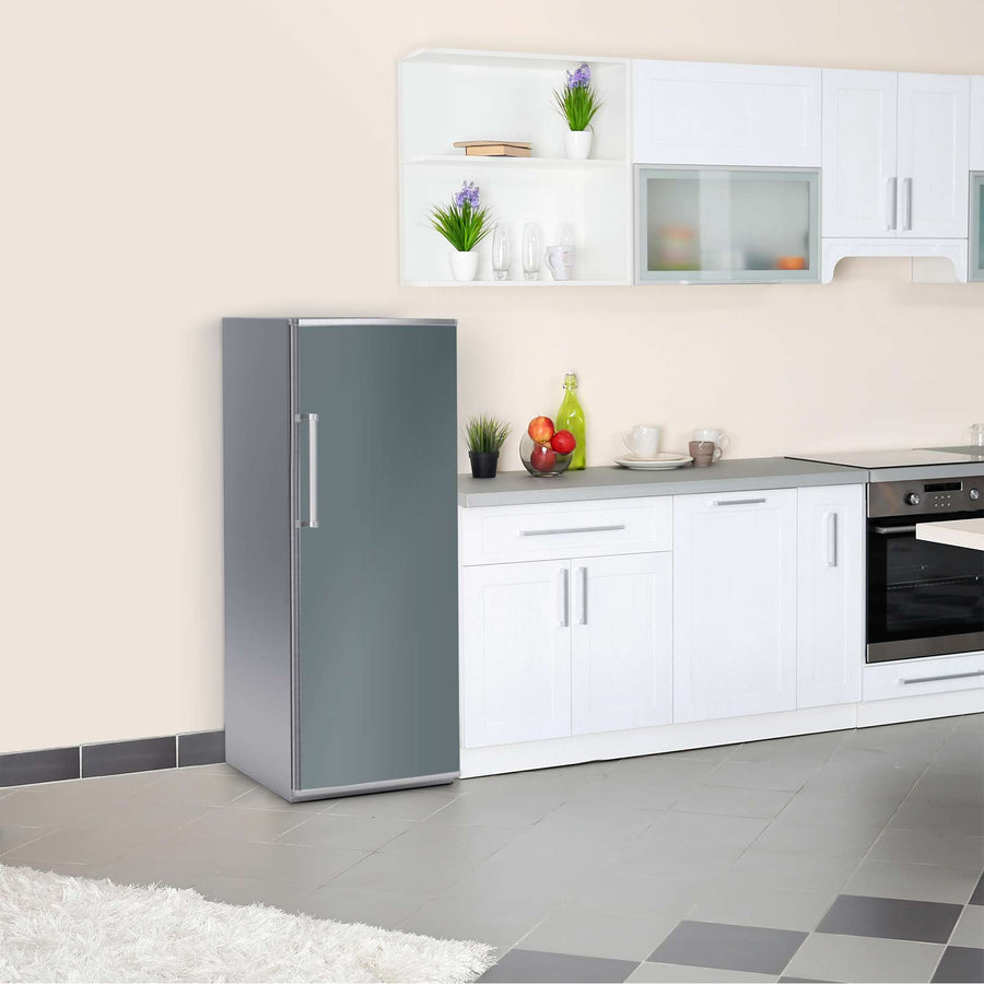 Kühlschrank Folie Blaugrau Light  Kühlschrank 60x150 cm