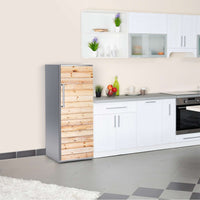 Kühlschrank Folie Bright Planks  Kühlschrank 60x150 cm