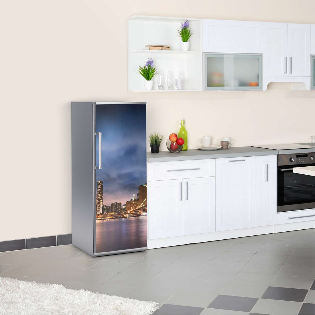 Kühlschrank Folie Brooklyn Bridge  Kühlschrank 60x150 cm