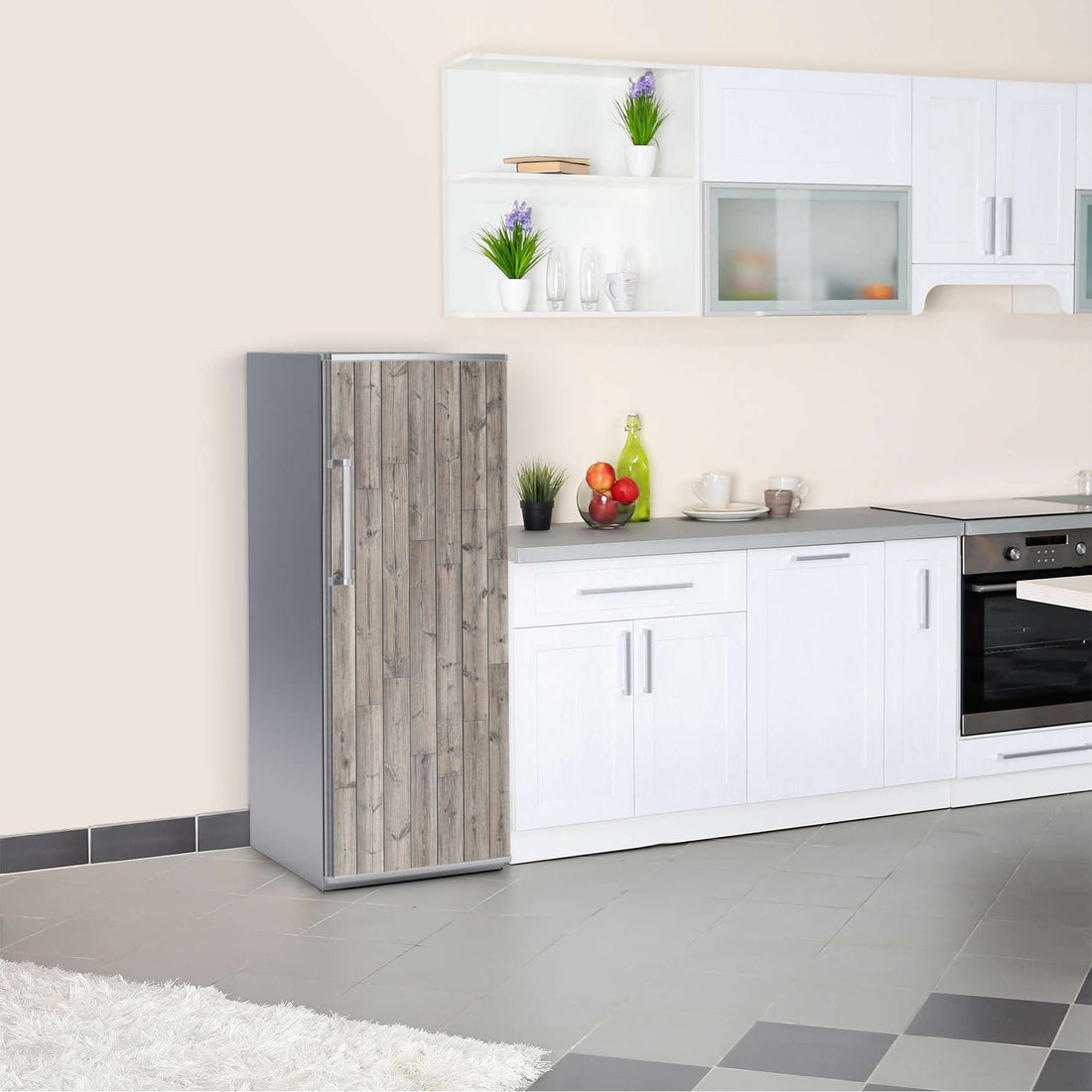 Kühlschrank Folie Dark washed  Kühlschrank 60x150 cm